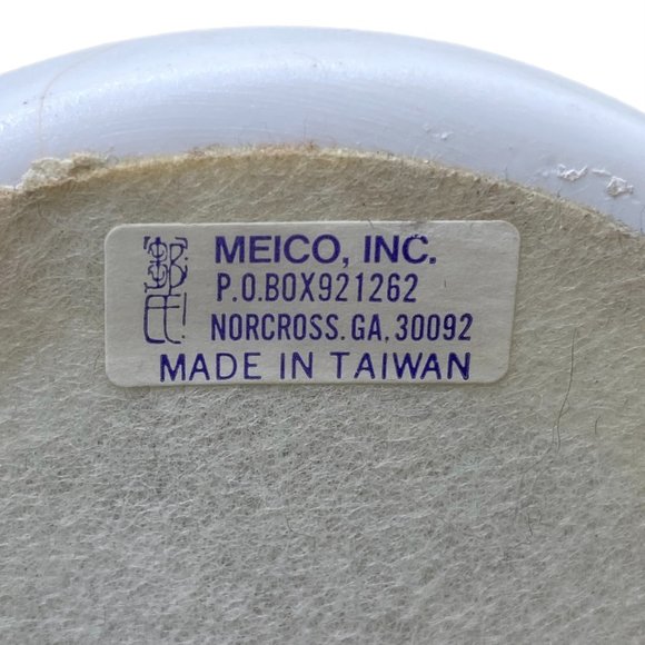 Meico Retro Art Embossed Bisque Porcelain Electric Lamp/Night Light Seashore - Picture 12 of 12